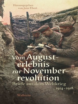 cover image of Vom Augusterlebnis zur Novemberrevolution